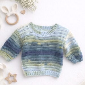 Jersey de Crochet Artesanal "Océano "