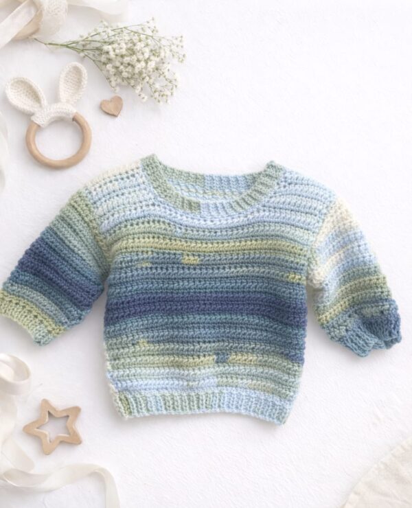 Jersey de Crochet Artesanal "Océano "