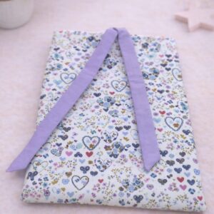 Funda de Libro" Hearts & Flowers"