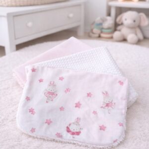 Pack de 3 toallitas Reutilizables "Ballet Bunny"