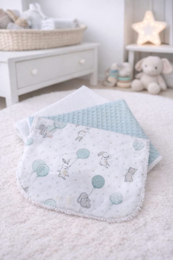 Pack de 3 toallitas "Bunnies  in The Sky"