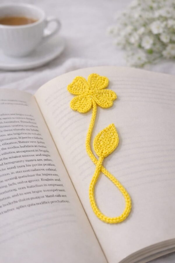 Marcapágina a crochet