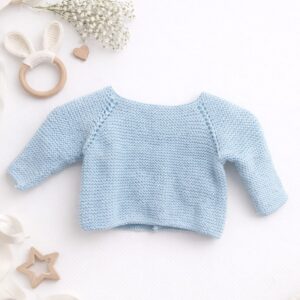 Jersey rebeca bebé artesanal 0/3 meses