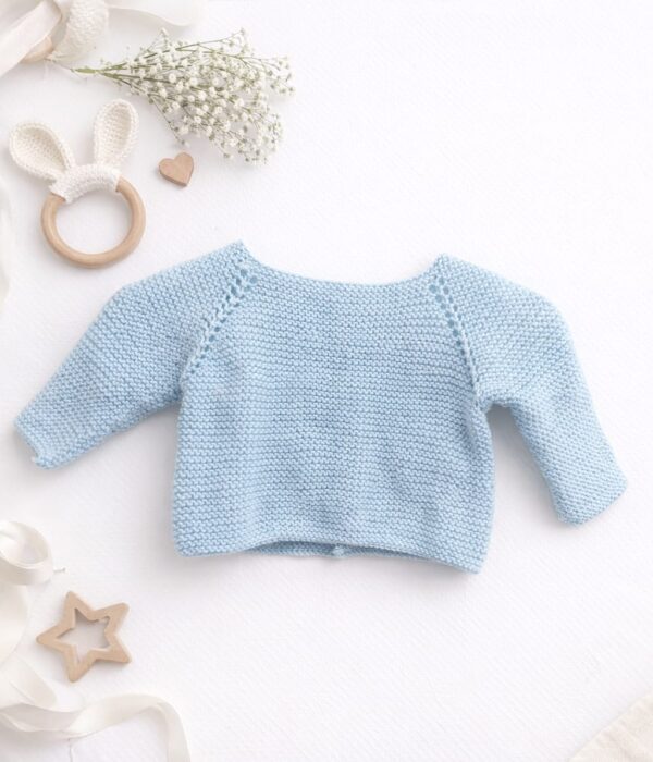Jersey rebeca bebé artesanal 0/3 meses
