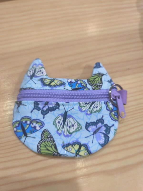 Monedero Gato -  Mariposas