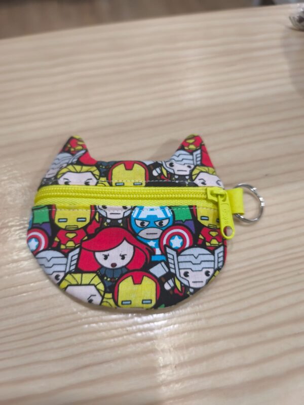 Monedero Gato - Superheroes