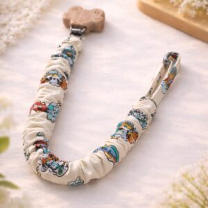 Chupetero de Tela Patrulla canina con clip coche