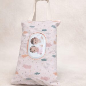 Funda Portatoallitas "Nubes "